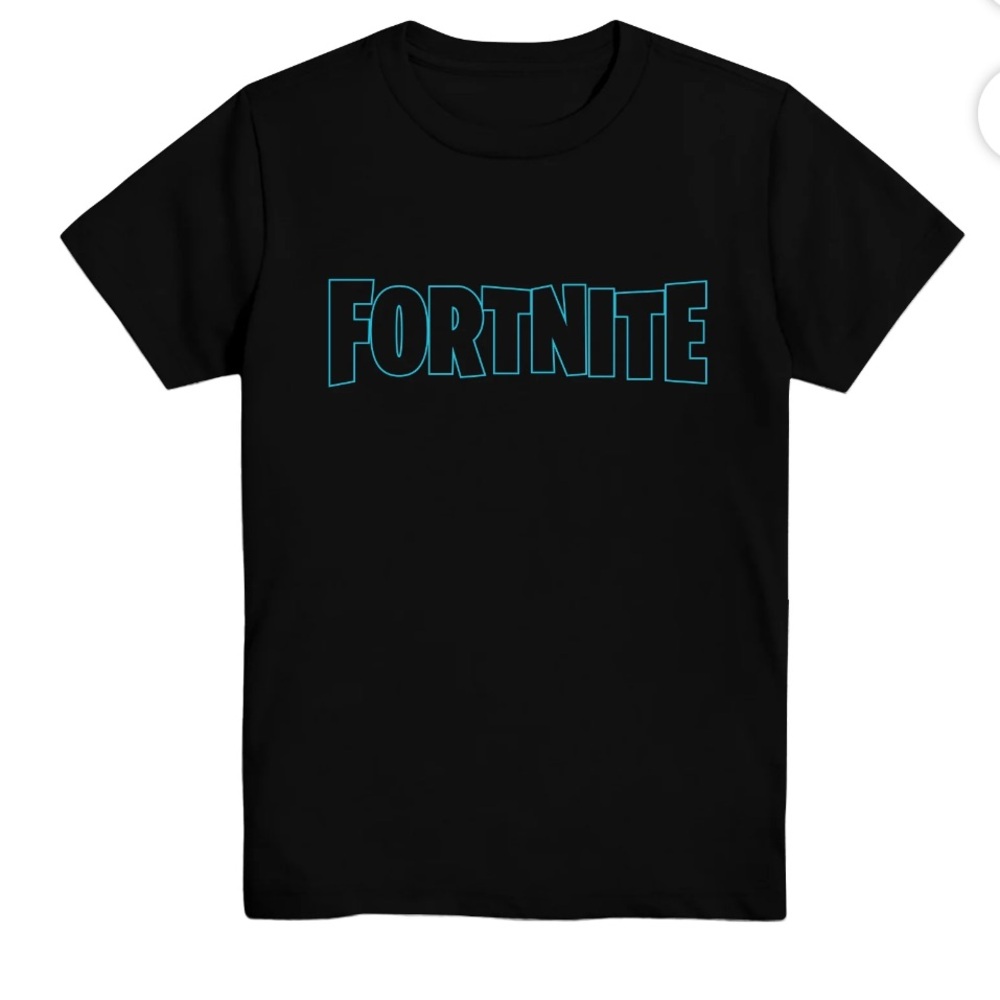 NEW Fortnite Kids Black T-Shirt size 10/12